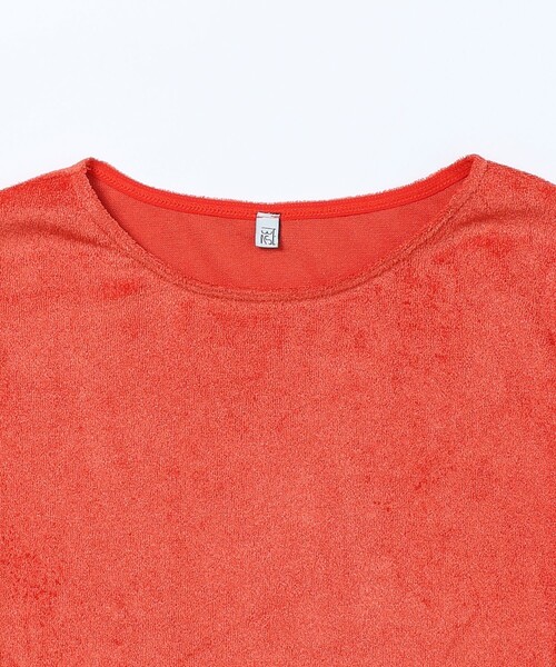 【セール】Baserange/ベースレンジ OMO LONG SLEEVE / TOOL-VE-AU24 /クルーネックベロアカットソー（Tシャツ/カットソー）｜BASERANGE（ベースレンジ）