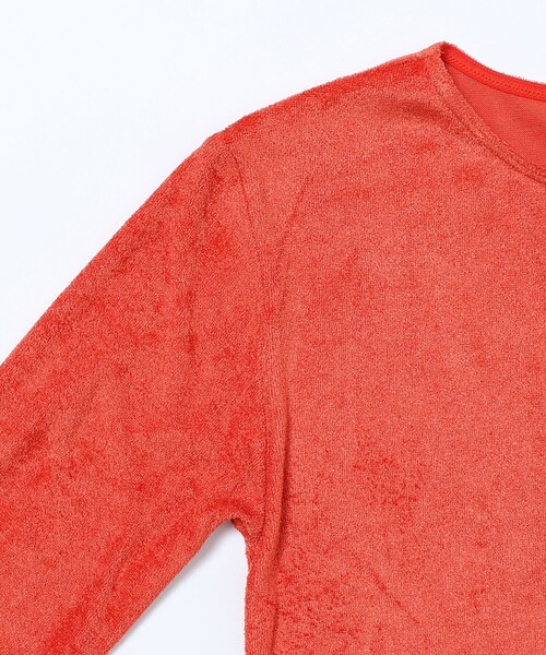 【セール】Baserange/ベースレンジ OMO LONG SLEEVE / TOOL-VE-AU24 /クルーネックベロアカットソー（Tシャツ/カットソー）｜BASERANGE（ベースレンジ）