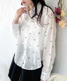 madrepadre（マドレパドレ）の「リボンシアーシャツ（シャツ/ブラウス）」