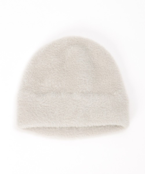 ikka(イッカ)の「シャギービーニー(ニットキャップ/ビーニー・レディース・ライトグレー/ネイビー/ブラック・FREE)」の3枚目の写真