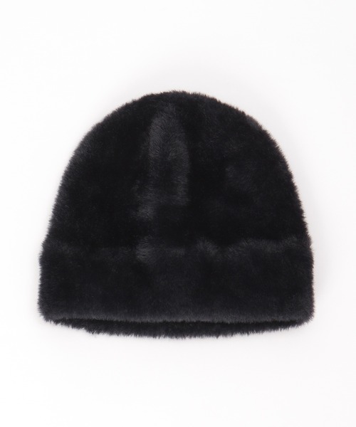 ikka(イッカ)の「シャギービーニー(ニットキャップ/ビーニー・レディース・ライトグレー/ネイビー/ブラック・FREE)」の2枚目の写真