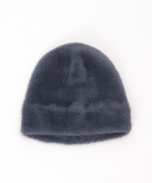 ikka(イッカ)の「シャギービーニー(ニットキャップ/ビーニー・レディース・ライトグレー/ネイビー/ブラック・FREE)」の4枚目の写真