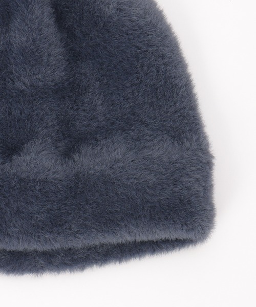 ikka(イッカ)の「シャギービーニー(ニットキャップ/ビーニー・レディース・ライトグレー/ネイビー/ブラック・FREE)」の7枚目の写真