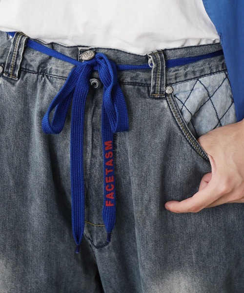 FACETASM(ファセッタズム)の「FACETASM/ファセッタズム SHOELACE BELT シューレースベルト 2色セット(ベルト・メンズ・ネイビー/パープル・FREE)」の2枚目の写真