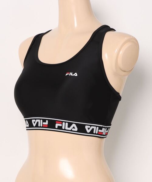 FILA（フィラ）の「【FILA/フィラ】レディースブラトップ　サウナ　サ活（スポーツブラ・レディース・ブラック/ピンク/ネイビー/サックスブルー/オレンジ・MEDIUM/LARGE/X-LARGE）」の6枚目の写真