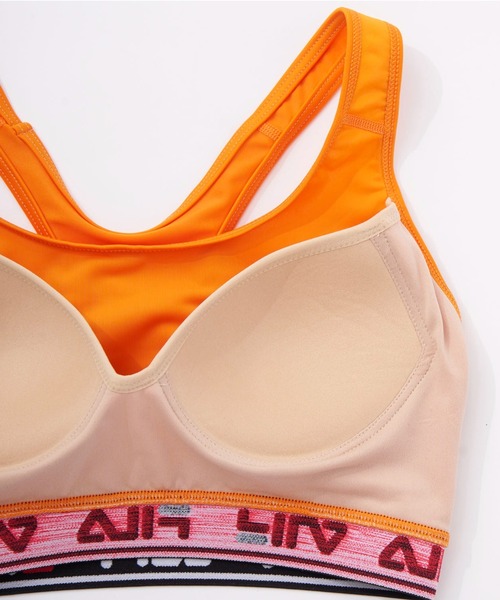 FILA（フィラ）の「【FILA/フィラ】レディースブラトップ　サウナ　サ活（スポーツブラ・レディース・ブラック/ピンク/ネイビー/サックスブルー/オレンジ・MEDIUM/LARGE/X-LARGE）」の16枚目の写真