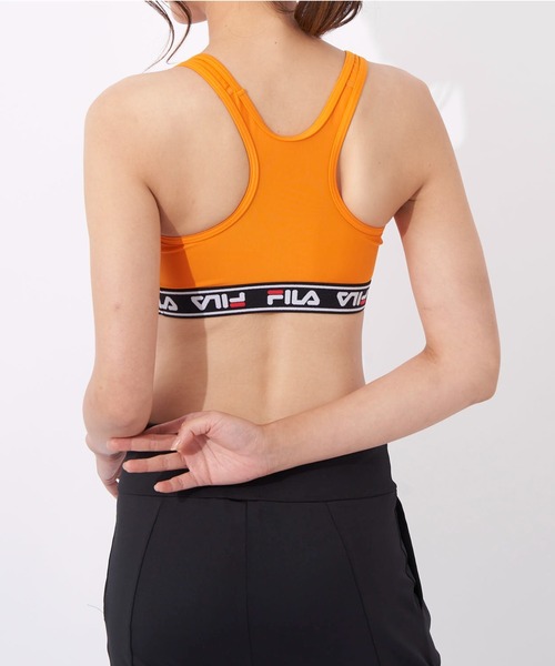 FILA（フィラ）の「【FILA/フィラ】レディースブラトップ　サウナ　サ活（スポーツブラ・レディース・ブラック/ピンク/ネイビー/サックスブルー/オレンジ・MEDIUM/LARGE/X-LARGE）」の13枚目の写真
