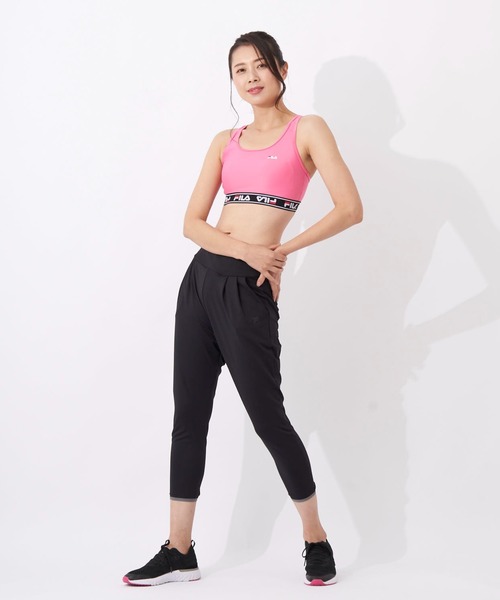 FILA（フィラ）の「【FILA/フィラ】レディースブラトップ　サウナ　サ活（スポーツブラ・レディース・ブラック/ピンク/ネイビー/サックスブルー/オレンジ・MEDIUM/LARGE/X-LARGE）」の17枚目の写真