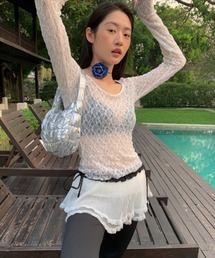 lace sheer tops
