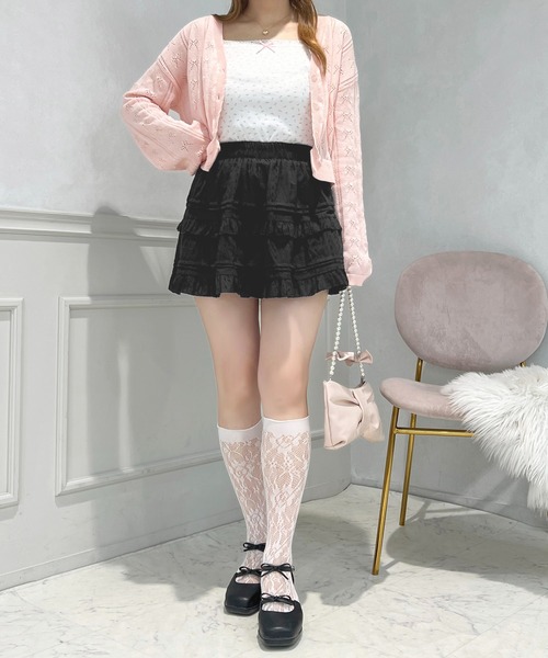 apres jour（アプレジュール）の「花柄キャミインナー【ZOZOTOWN限定アイテム】（キャミソール・レディース・オフホワイト/ホワイト系その他/ライトピンク/アイボリー・フリー/X-LARGE）」の5枚目の写真