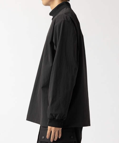 th products/ティーエイチプロダクツ】Nylon Mock Neck Tee（Tシャツ