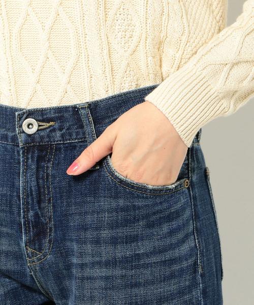 Another Edition（アナザーエディション）の「スリムボーイズデニム/AEBC SLIM BOYS DNM（デニムパンツ・レディース・ネイビー・LARGE/MEDIUM/SMALL）」の10枚目の写真