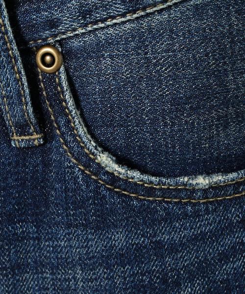 Another Edition（アナザーエディション）の「スリムボーイズデニム/AEBC SLIM BOYS DNM（デニムパンツ・レディース・ネイビー・LARGE/MEDIUM/SMALL）」の3枚目の写真