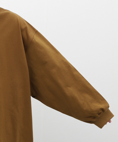 is-ness(イズネス)の「【is-ness / イズネス】BALLOON LONG SLEEVE T SHIRT(Tシャツ/カットソー・メンズ・ブラック/キャメル・MEDIUM/LARGE)」の11枚目の写真