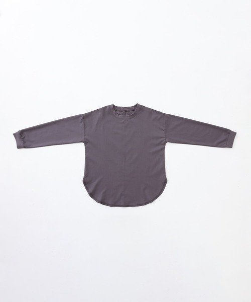 n'OrLABEL（ノアールレーベル）の「『シャツ生地クルーネックプルオーバー』（Tシャツ/カットソー・レディース・ブラック/チャコール/オフホワイト・2/1）」の18枚目の写真