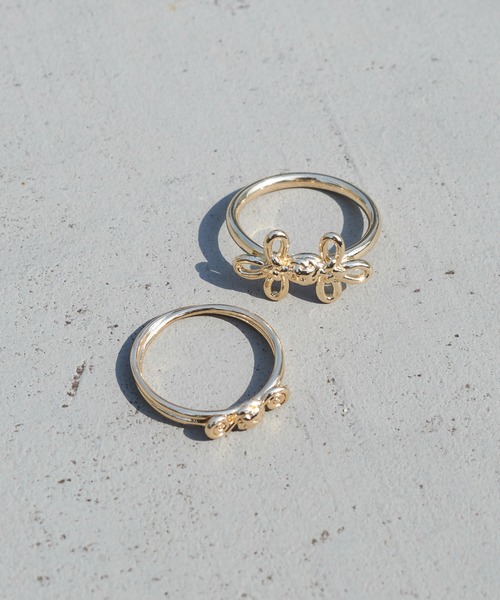 GOLDY(ゴールディ)の「チャイナ ブレード セット リング(リング・レディース・シルバー/ゴールド/シルバー系その他/ゴールド系その他・FREE)」の3枚目の写真