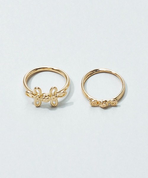 GOLDY(ゴールディ)の「チャイナ ブレード セット リング(リング・レディース・シルバー/ゴールド/シルバー系その他/ゴールド系その他・FREE)」の6枚目の写真