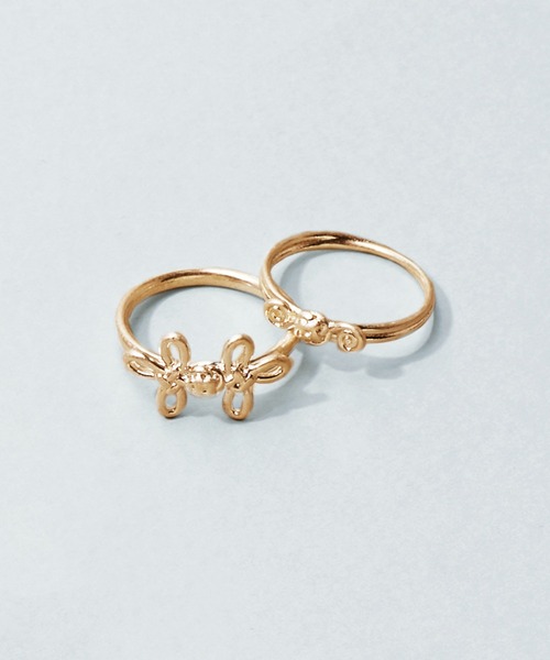 GOLDY(ゴールディ)の「チャイナ ブレード セット リング(リング・レディース・シルバー/ゴールド/シルバー系その他/ゴールド系その他・FREE)」の8枚目の写真