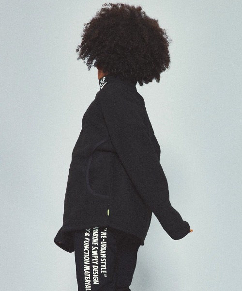 【セール】RE/SP RE/SP Fleece Harf Zip Jacket / アールイーエスピー アールイーエスピー フリースハーフジップジャケット（ブルゾン）｜RE/SP（アールイーエスピー）