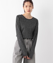 GLOBAL WORK | MATINEE LINE/ラメシアーリブロングスリーブプルオーバー/142446(Tシャツ/カットソー)