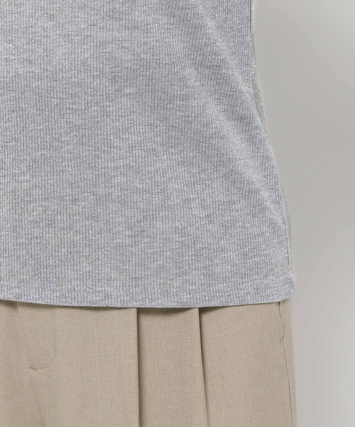 GLOBAL WORK(グローバルワーク)の「MATINEE LINE/ラメシアーリブロングスリーブプルオーバー/142446(Tシャツ/カットソー・レディース・ライトグレー/ブラック/グレー・LARGE/MEDIUM)」の9枚目の写真