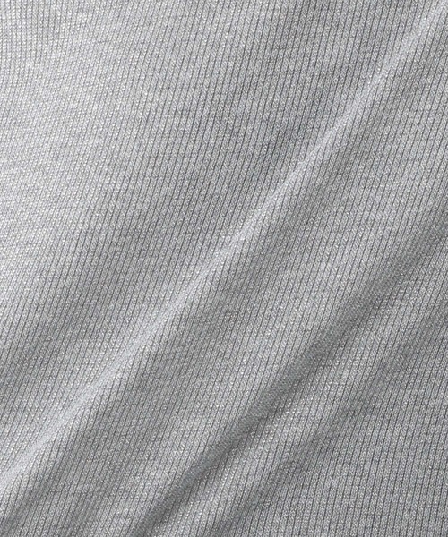 GLOBAL WORK(グローバルワーク)の「MATINEE LINE/ラメシアーリブロングスリーブプルオーバー/142446(Tシャツ/カットソー・レディース・ライトグレー/ブラック/グレー・LARGE/MEDIUM)」の12枚目の写真