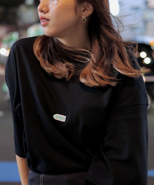 ％psh（ウップシュ）の「%psh crayon patch tee（Tシャツ/カットソー・メンズ・ブラック/ホワイト・LARGE/X-LARGE）」の8枚目の写真