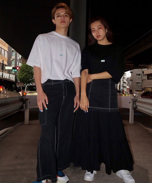 ％psh（ウップシュ）の「%psh crayon patch tee（Tシャツ/カットソー・メンズ・ブラック/ホワイト・LARGE/X-LARGE）」の12枚目の写真