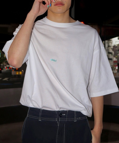 ％psh（ウップシュ）の「%psh crayon patch tee（Tシャツ/カットソー・メンズ・ブラック/ホワイト・LARGE/X-LARGE）」の3枚目の写真