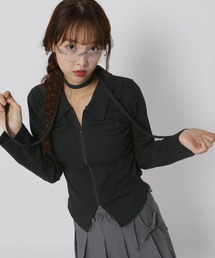 3.3 Field Trip  | 3.3 Field Trip／2WAYマフラーZIPロングスリーブ(Tシャツ/カットソー)
