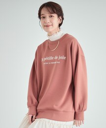 DRESKIP | ◆【S-LL】もちさら フロッキーロゴプリントスウェット(スウェット)