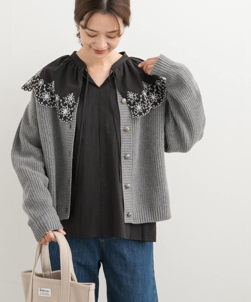 【セール】レース刺繍ラッフルブラウス（シャツ/ブラウス）｜URBAN RESEARCH DOORS（アーバンリサーチドアーズ）