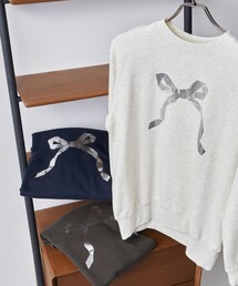 Firsthand | Firsthand/ファーストハンド オーガニックコットン箔リボンプリントスウェット(スウェット)