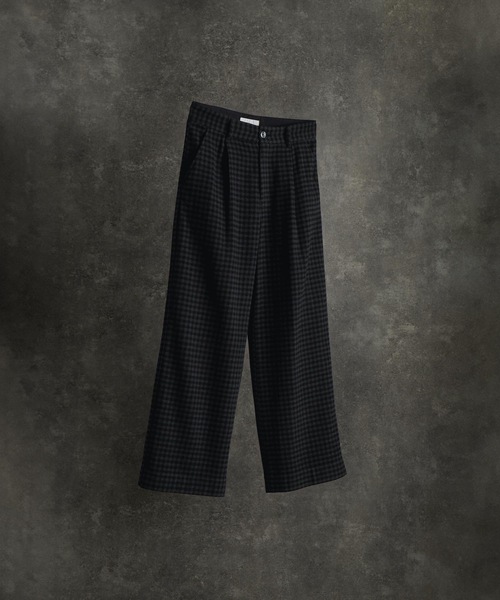 ADRER(アドラー)の「TR w cloth basic wide straight pants / TRダブルクロスベーシックワイドストレートパンツ(スラックス・メンズ・ブラック/ブラック系1/グレー/ブラウン系1/ブラック系2・L/M/S/XS/XXS)」の22枚目の写真