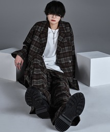 ADRER（アドラー）の「TR w cloth basic wide straight pants / TRダブルクロスベーシックワイドストレートパンツ（スラックス）」