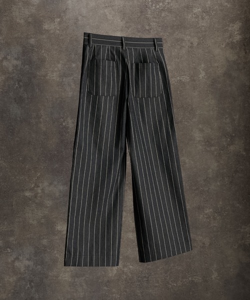 TR w cloth basic wide straight pants（スラックス）｜ADRER