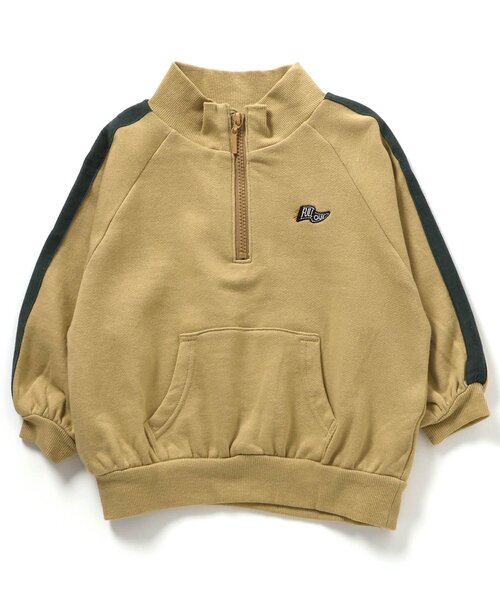 F.O.KIDS（エフオーキッズ）の「ハーフジッププルオーバー（スウェット・キッズ・イエロー/チャコール/ワインレッド・140/130/120/110/100/90/80）」の9枚目の写真