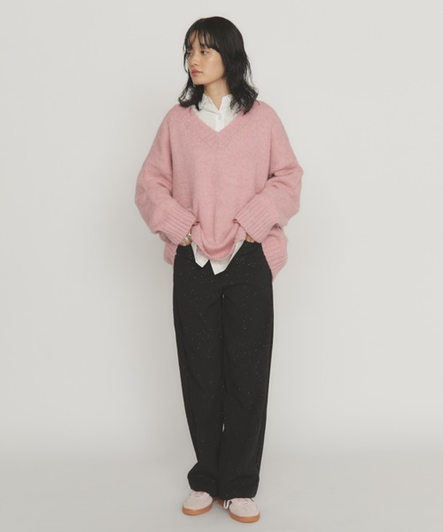 MERLOT(メルロー)の「ラメスラックス(スラックス・レディース・ブラック/ブラウン・FREE)」の13枚目の写真