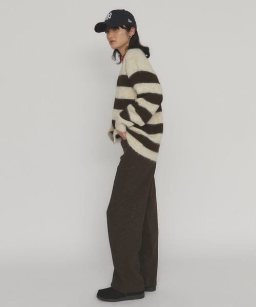 MERLOT(メルロー)の「ラメスラックス(スラックス・レディース・ブラック/ブラウン・FREE)」の5枚目の写真