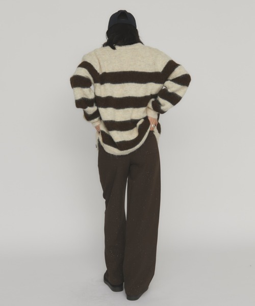 MERLOT(メルロー)の「ラメスラックス(スラックス・レディース・ブラック/ブラウン・FREE)」の7枚目の写真