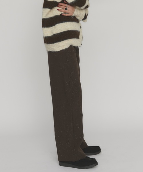 MERLOT(メルロー)の「ラメスラックス(スラックス・レディース・ブラック/ブラウン・FREE)」の10枚目の写真