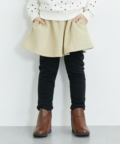QUNTSTYLE（キュントスタイル）の「裏起毛　ポケット付きスカッツ（その他パンツ・キッズ・ブラウン/ベージュ/ネイビー/ブラック系その他/ネイビー系/グレー/グレー系その他/ブラウン系その他/ブラック/パープル/グリーン系・100/110/130/140/150/160/120）」の7枚目の写真