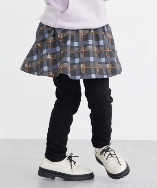 QUNTSTYLE（キュントスタイル）の「裏起毛　ポケット付きスカッツ（その他パンツ・キッズ・ブラウン/ベージュ/ネイビー/ブラック系その他/ネイビー系/グレー/グレー系その他/ブラウン系その他/ブラック/パープル/グリーン系・100/110/130/140/150/160/120）」の4枚目の写真