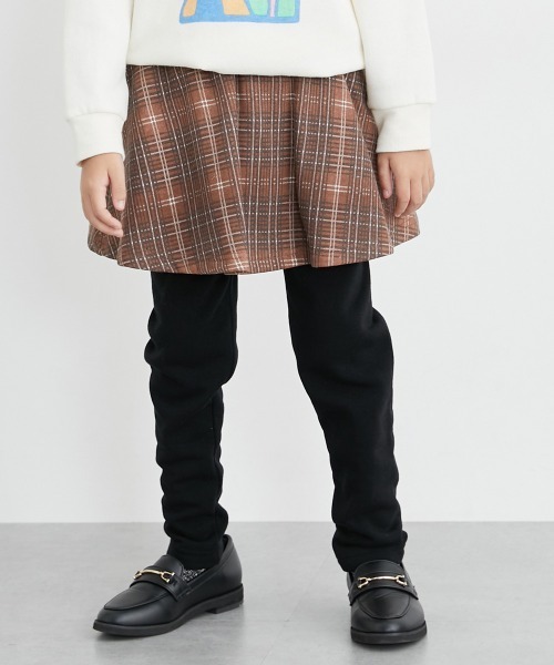 QUNTSTYLE（キュントスタイル）の「裏起毛　ポケット付きスカッツ（その他パンツ・キッズ・ブラウン/ベージュ/ネイビー/ブラック系その他/ネイビー系/グレー/グレー系その他/ブラウン系その他/ブラック/パープル/グリーン系・100/110/130/140/150/160/120）」の6枚目の写真