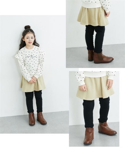 QUNTSTYLE（キュントスタイル）の「裏起毛　ポケット付きスカッツ（その他パンツ・キッズ・ブラウン/ベージュ/ネイビー/ブラック系その他/ネイビー系/グレー/グレー系その他/ブラウン系その他/ブラック/パープル/グリーン系・100/110/130/140/150/160/120）」の15枚目の写真