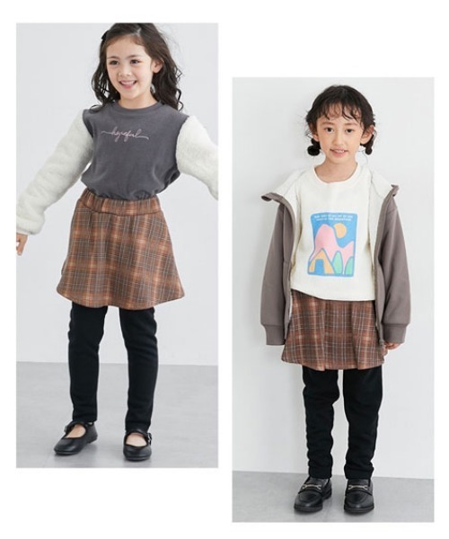 QUNTSTYLE（キュントスタイル）の「裏起毛　ポケット付きスカッツ（その他パンツ・キッズ・ブラウン/ベージュ/ネイビー/ブラック系その他/ネイビー系/グレー/グレー系その他/ブラウン系その他/ブラック/パープル/グリーン系・100/110/130/140/150/160/120）」の16枚目の写真