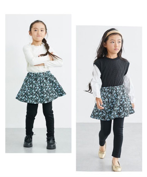 QUNTSTYLE（キュントスタイル）の「裏起毛　ポケット付きスカッツ（その他パンツ・キッズ・ブラウン/ベージュ/ネイビー/ブラック系その他/ネイビー系/グレー/グレー系その他/ブラウン系その他/ブラック/パープル/グリーン系・100/110/130/140/150/160/120）」の12枚目の写真