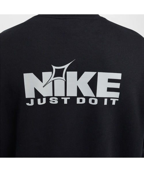 NIKE（ナイキ）の「NIKE/ナイキ CLUB OVERSIZED CREW OPP2（スウェット・メンズ・ブラック/ブラウン・S/M/L/XL）」の13枚目の写真