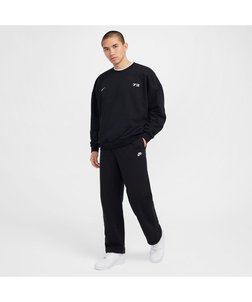 NIKE（ナイキ）の「NIKE/ナイキ CLUB OVERSIZED CREW OPP2（スウェット・メンズ・ブラック/ブラウン・S/M/L/XL）」の14枚目の写真