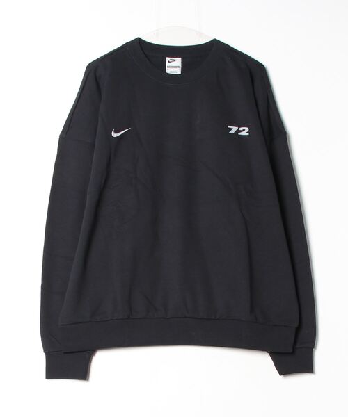 NIKE（ナイキ）の「NIKE/ナイキ CLUB OVERSIZED CREW OPP2（スウェット・メンズ・ブラック/ブラウン・S/M/L/XL）」の15枚目の写真